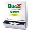 BugX FREE Natural Insect Repellent Towelette, Wallmount Dispenser, 50/Box