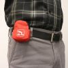 CPR Red Beltloop Keychain Backpack with Faceshield, Gloves, and Cleansing Wipes