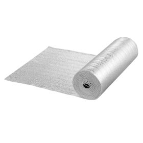 Double Reflective Insulation Roll, Foam Core Radiant Barrier, 3.2 mm 24 in x 25 ft, Double-Sided Aluminum Foil EPE Foam Heat Reflective Shield