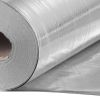 Double Reflective Insulation Roll, Woven Fabric Radiant Barrier, 6.5 Mil 48 in x 250 ft, Aluminum Foil PE Woven Cloth Heat Reflective Shield