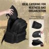 Tactical Range Backpack for 6 Pistols, Gun Backpack with 6 Independent Pistol Bags & 10 Magazines, Pistol Backpack for Outdoor Hunting Shooting