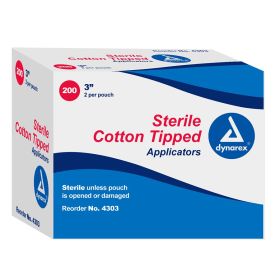 Cotton tipped applicator, Sterile