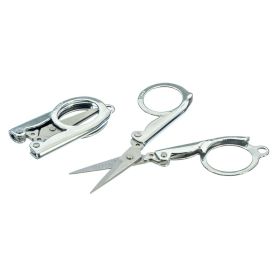 Folding Scissors, 3-1/2" (2â€ folded), Stainless Steel