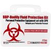 BBP / Bodily Fluid ProtectionÂ Kit with Bonus 6 piece CPR kit for additional Rescuer Protection