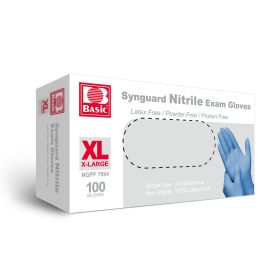 Nitrile Gloves -100 Per Box (size: X-Large)