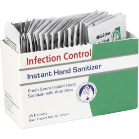 Hand Sanitizer Fresh, .9gm. Pouch (Quantity: 25 per Box)