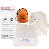 CPR Beltloop Keychain Backpack with Faceshield, Gloves, and Cleansing Wipes
