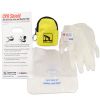 CPR Beltloop Keychain Backpack with Faceshield, Gloves, and Cleansing Wipes