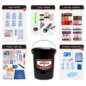 Bucket Survival Kit (Option: Tor 4 People)