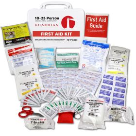 Guardian 10-25 Person First Aid Kit (Option: Plastic)