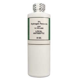 Hydrogen Peroxide 3% (Volume: 8 oz. with plastic bottle)