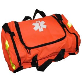 Empty First Responder Bag w/ Rigid Foam Divider Insert (Color: Orange)