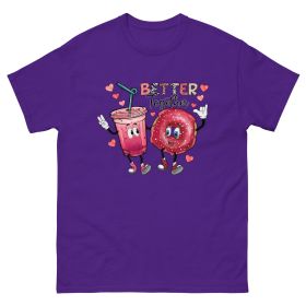 Better be together Valentine Classic fashion -shirt (Color: Purple, size: S)