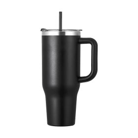 40 oz Insulated Water Bottle, Stainless Steel Sports Coffee Cup with Lid, Handheld Travel Coffee Mug Double Walled, Camping Hydration Flask Leakproof (Default: Default)