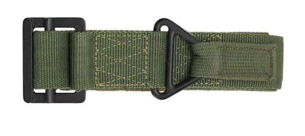 New nylon multi-function pure black training outdoor elastic elastic sports belt men's tactical belt (Color: Military green)