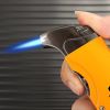 Windproof Butane Lighter Cutter Cigar Accessories Set Metal Gas Torch Lighters Stainless Steel Sharp Cigar Cutter